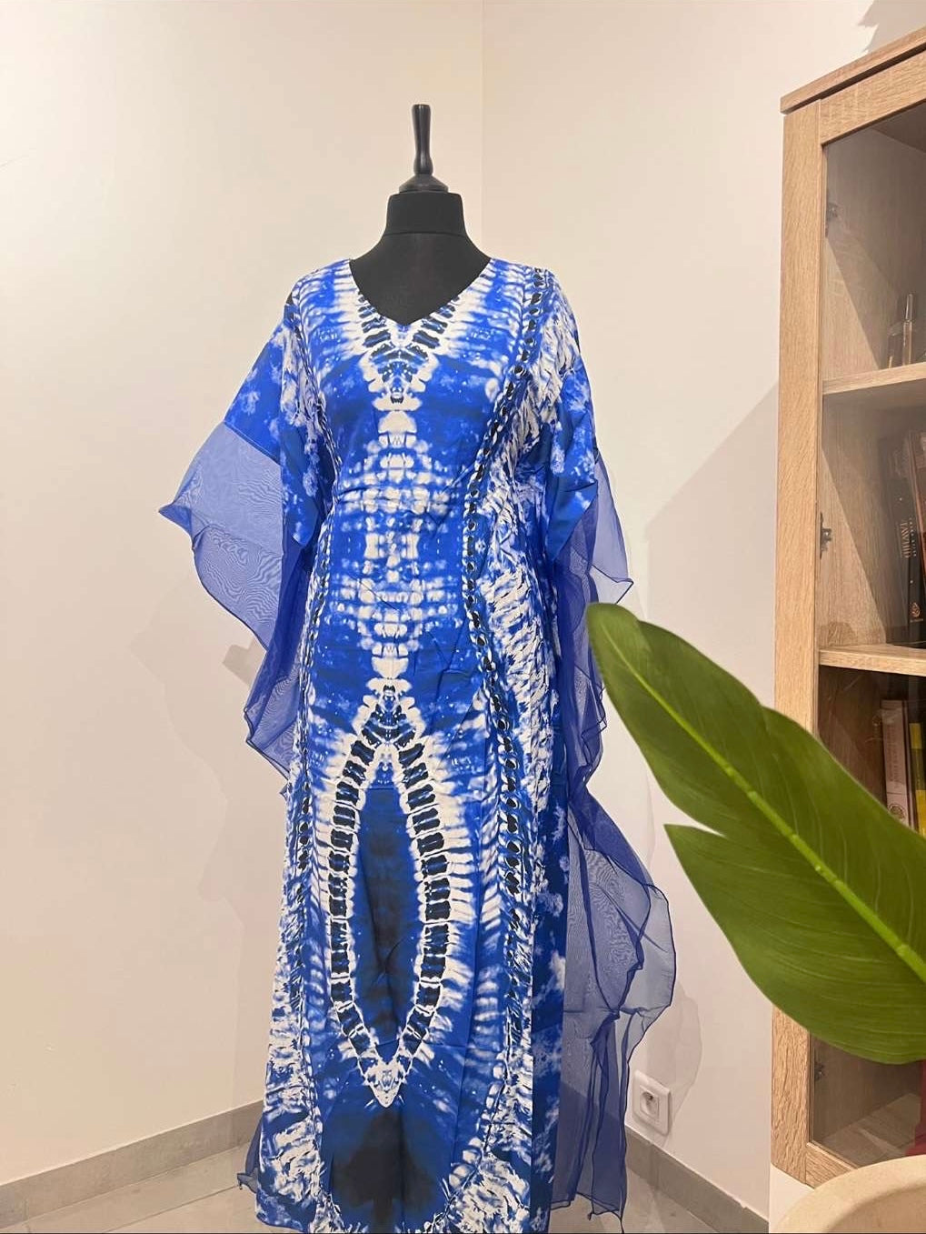 SAHARA MIDNIGHT – Regal Indigo Kaftan